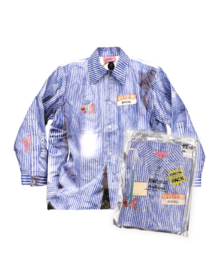 Paper Jacket - Blue Stripes