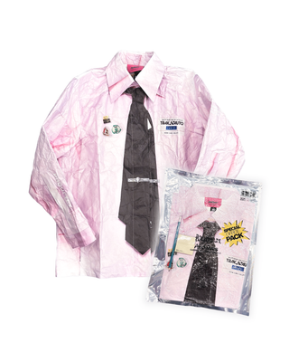 Paper Jacket - Pink Tie