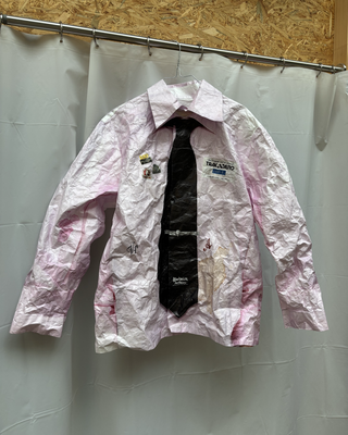 Paper Jacket - Pink Tie