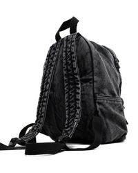 Rivets Backpack Black Stone Washed