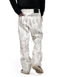 Dirty White Cut Bootcut Jeans