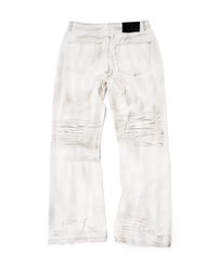 Dirty White Cut Bootcut Jeans