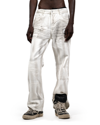Dirty White Cut Bootcut Jeans